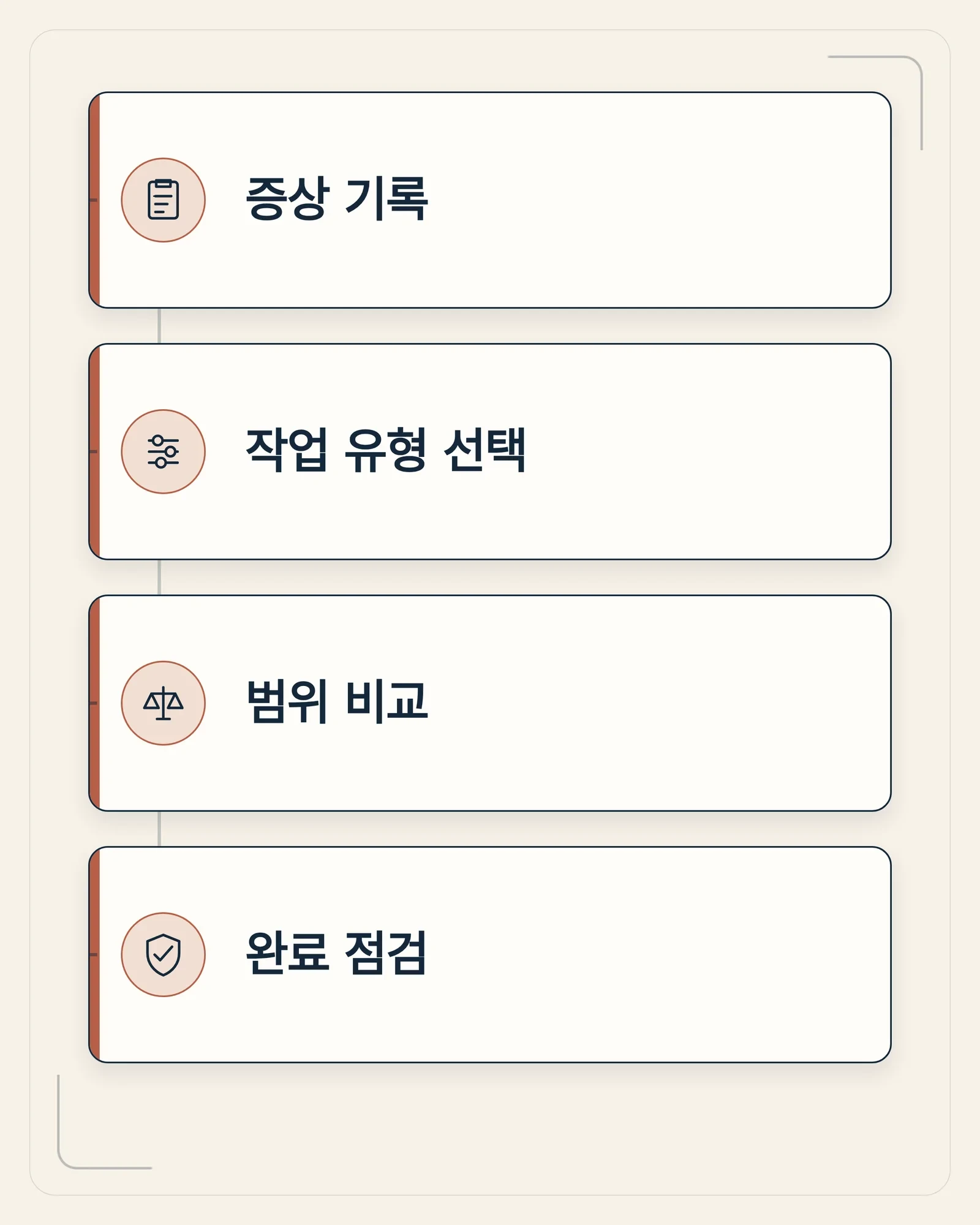신방동 베란다 수리 작업 전후 점검 장면